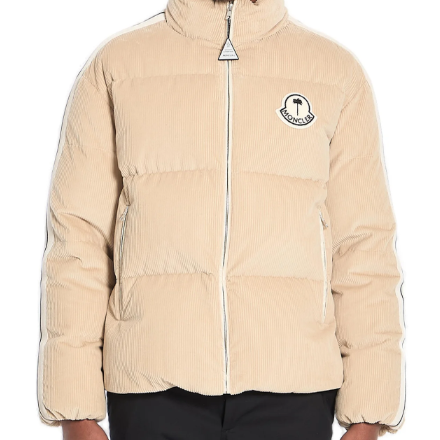 Cettire: Moncler Genius Moncler X Palm Angels Abrolhos Corduroy Short Down Jacket