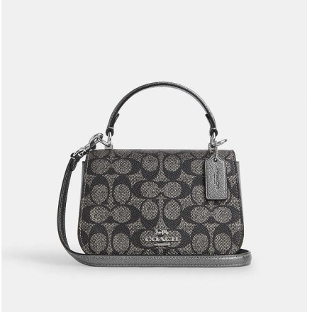 Coach Outlet: Lysa Top Handle Bag in Signature Canvas