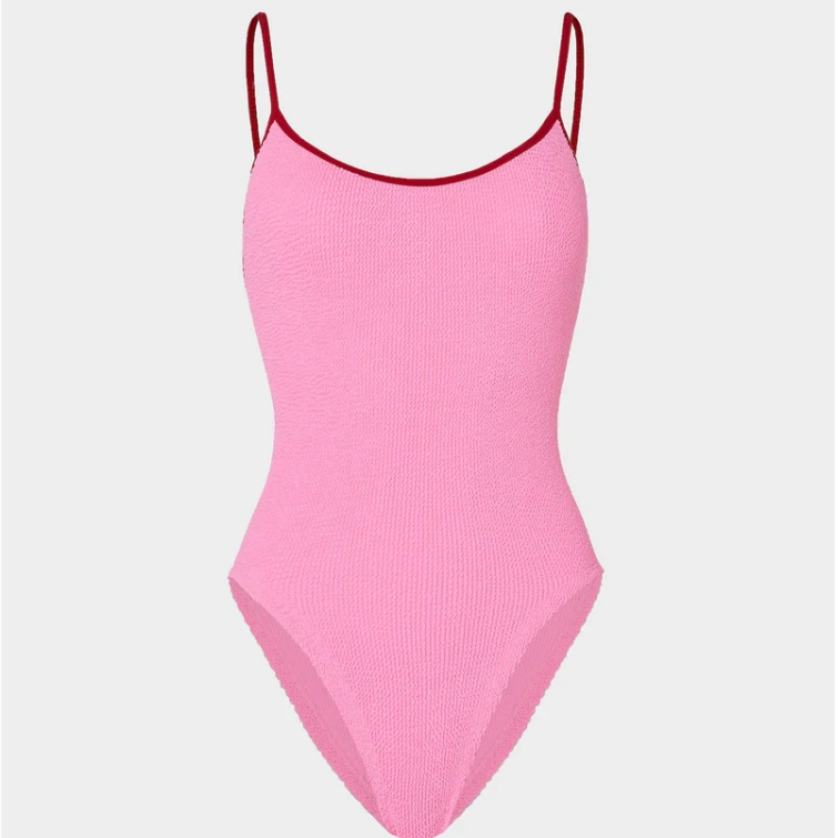 HUNZA G Pamela Swim Contrast
