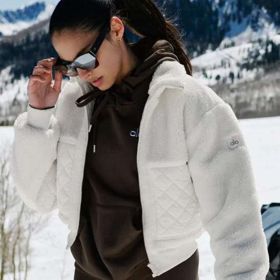 Alo Yoga: Sherpa Edge Bomber